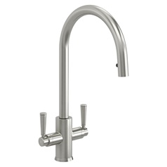 Garda Dual Lever Brushed Nickel