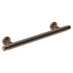 Fluted Matt Bronze Classic T Bar Cupboard Handle 178mm