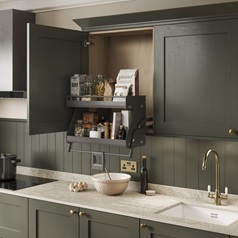 600mm Pull Down Anthracite Wall Accessory