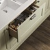 Natural Oak 800mm Timber Ready Assembled Dovetail Under Sink Drawer