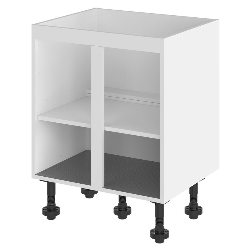 White 720mm x 700mm x 575mm Ready Assembled Sink Base Cabinet