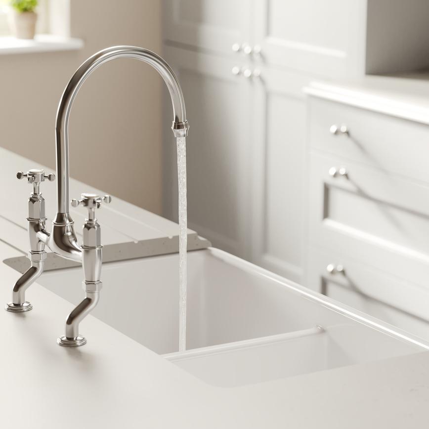 Elmbridge Dove Grey Sink & Tap