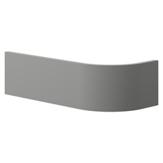 Frome Matt Dove Grey 563mm x 165mm x 18mm Curved Plinth