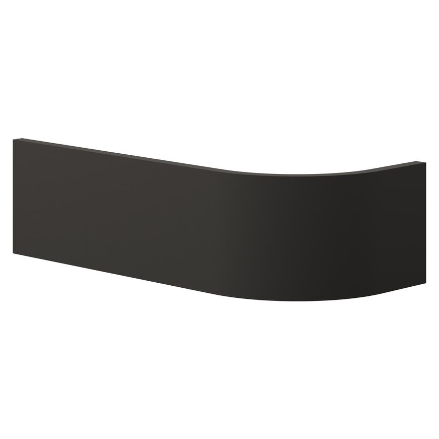 Frome Matt Charcoal 563mm x 165mm x 18mm Curved Plinth