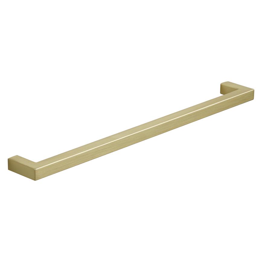Brushed Brass Thin Square D Handle