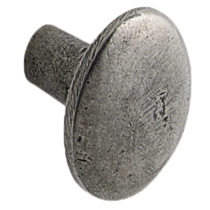 solid pewter knob handle