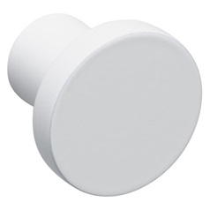 white contemporary knob