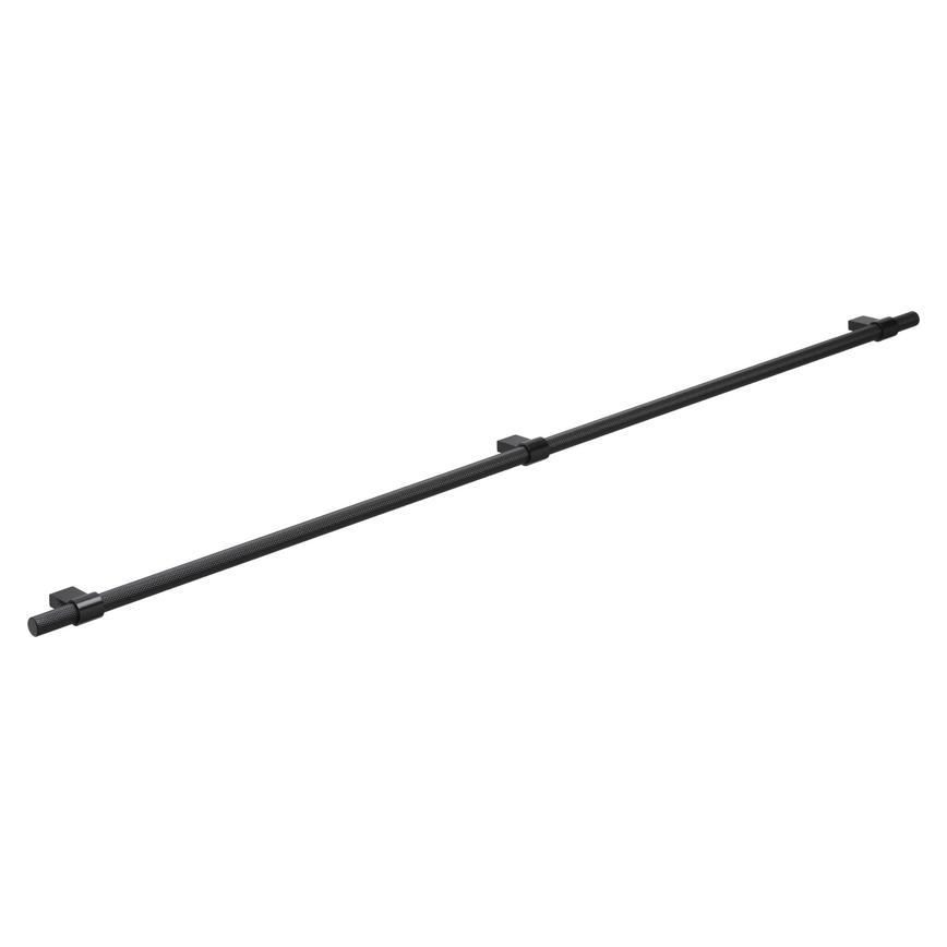black knurled large t bar handle