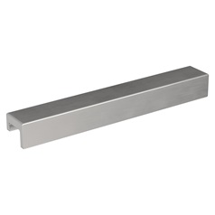 Brushed nickel mounted trim handle