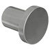 Brushed Nickel Contemporary Knob Handle