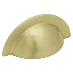 Earl Polished Brass Effect Classic Cup Cupboard Handle 104mm