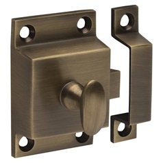 Highborn Aged Brass 41.3mm Turn Cupboard Latch
