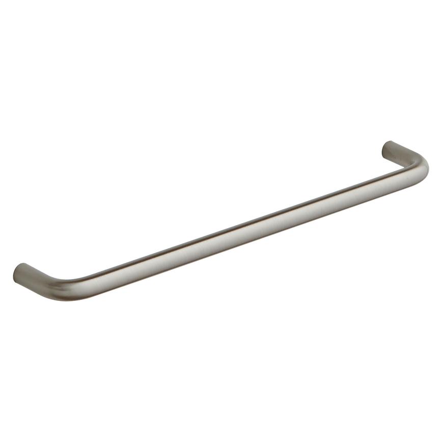 Brushed Steel Effect Thin D Handle