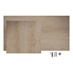 Natural Oak 931 Corner Base Shelf Pack