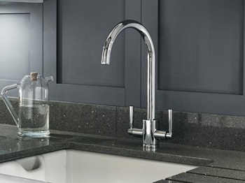 Lewes White Dry Sink and Tap