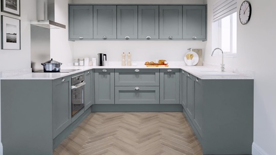 Chilcomb Dusk Blue EKES U Shape Main Set Shot