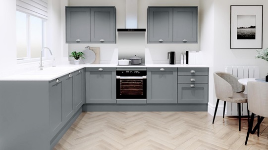 Chilcomb Dusk Blue EKES L Shape Main Set Shot