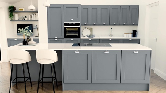 Chilcomb Dusk Blue EKES Island Main Set Shot