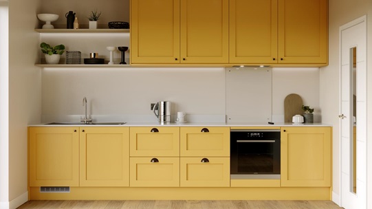 Chilcomb Paintable Mustard EKES Single Wall Main Set Shot