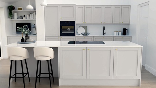 Chilcomb Dove Grey EKES Island Main Set Shot