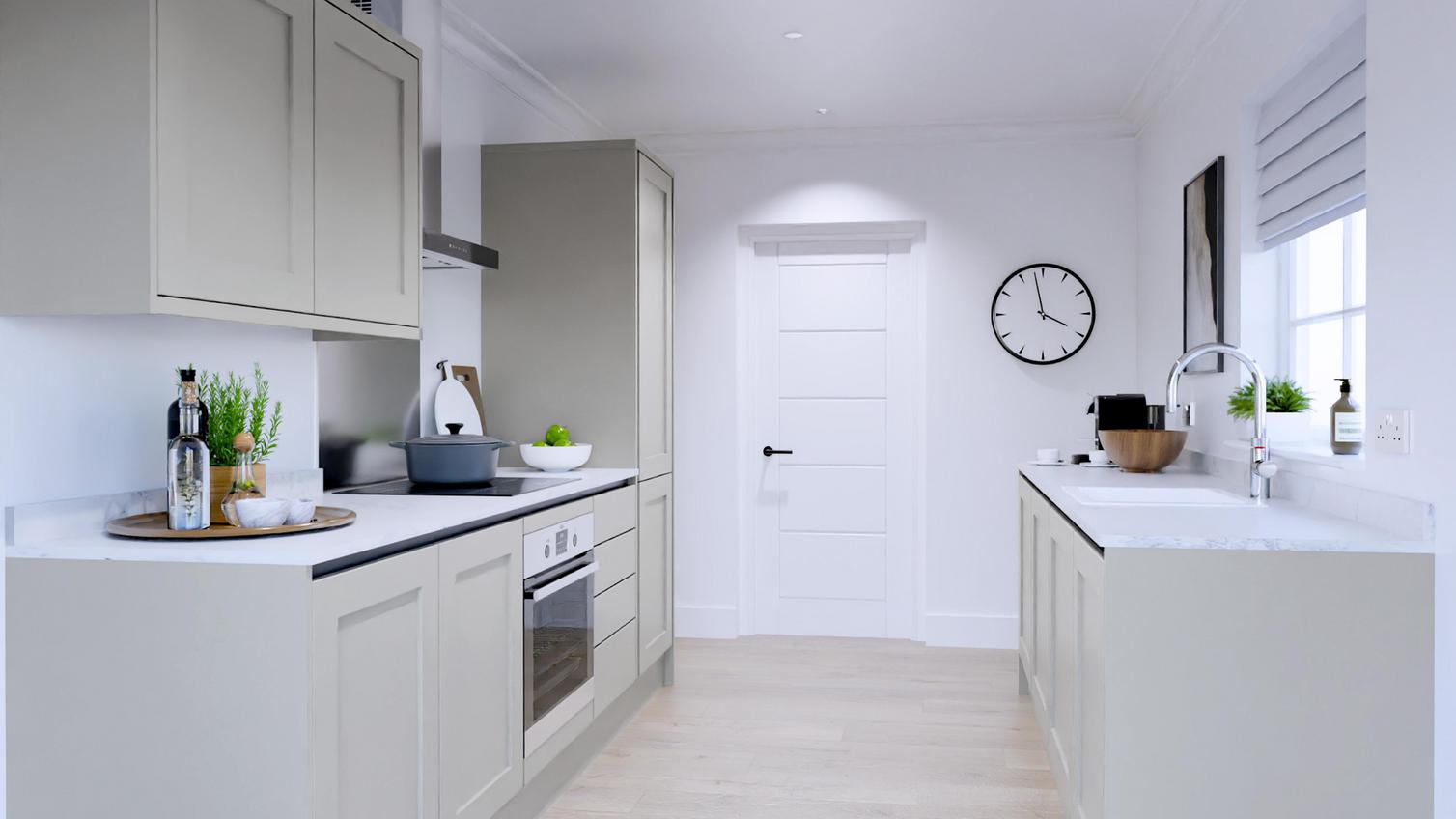 Chilcomb Dove Grey Linear EKES Galley