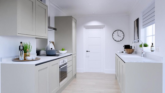 Chilcomb Dove Grey Linear EKES Galley