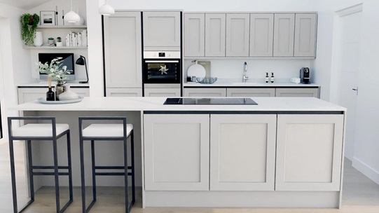 Chilcomb Dove Grey Linear EKES Island