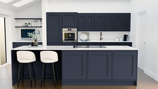 Chilcomb Inframe Navy Island Kitchen