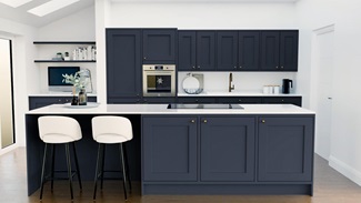 Chilcomb Inframe Navy Island Kitchen
