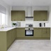 Chilcomb Paint To Order Olive EKES L Shape Kitchen Set