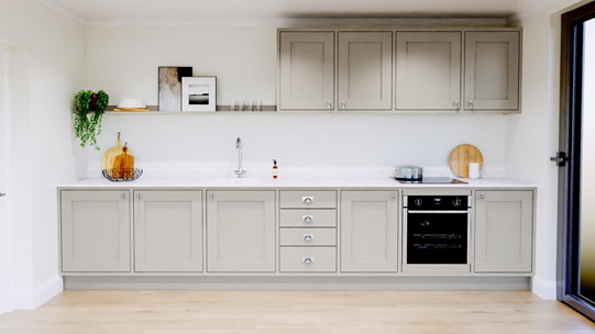 Chilcomb Inframe Pebble Single Wall Kitchen