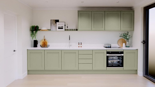 Chilcomb Sage Green Linear EKES Single Wall