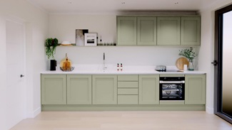 Chilcomb Sage Green Linear EKES Single Wall