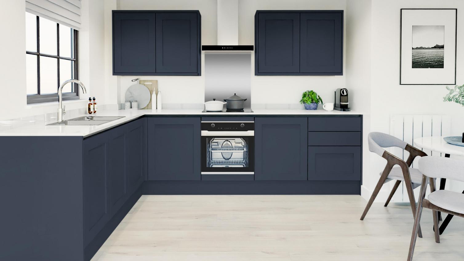 Chilcomb Navy Linear EKES LShape