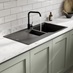 Chilcomb Reed Green Handleless Sink and Tap Cameo