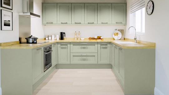 Chilcomb Sage Green EKES U Shaped Main Set Shot