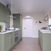 Chilcomb Reed Green In Frame Galley Kitchen