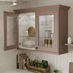 Chilcomb Paint To Order Antique Rose Wall Cupboard With LED Lights