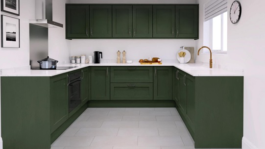 Chilcomb Paint To Order Fir Green EKES U Shaped