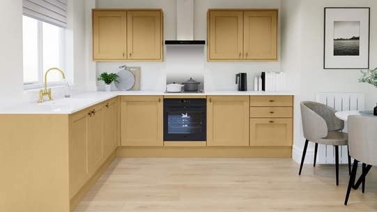 Chilcomb Paint To Order Saffron EKES L Shaped