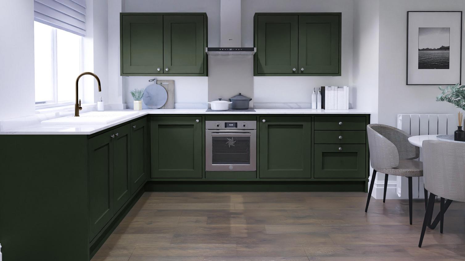 Chilcomb FirGreen Inframe Set Shot L Shape 