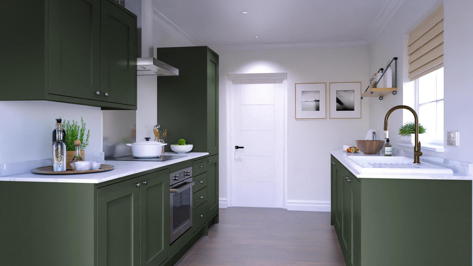 Chilcomb FirGreen Inframe EKES Set Shot Galley