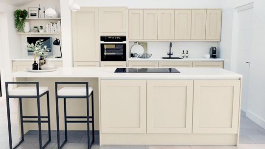 Chilcomb Linen Handleless EKES Set Shot Island 