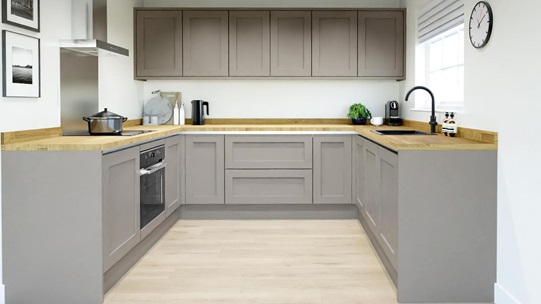 Chilcomb Mushroom Handleless EKES Set Shot U Shape