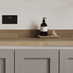 Chilcomb Mushroom Handleless Worktop
