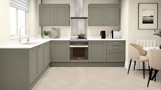 Chilcomb Estate Green EKES L Shape