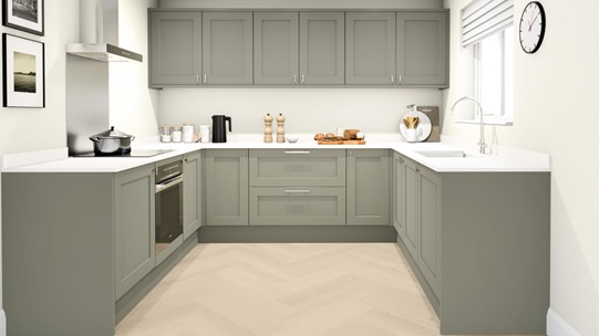 Chilcomb Estate Green EKES U Shape