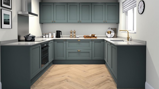 Chilcomb Laguna Blue EKES U Shape