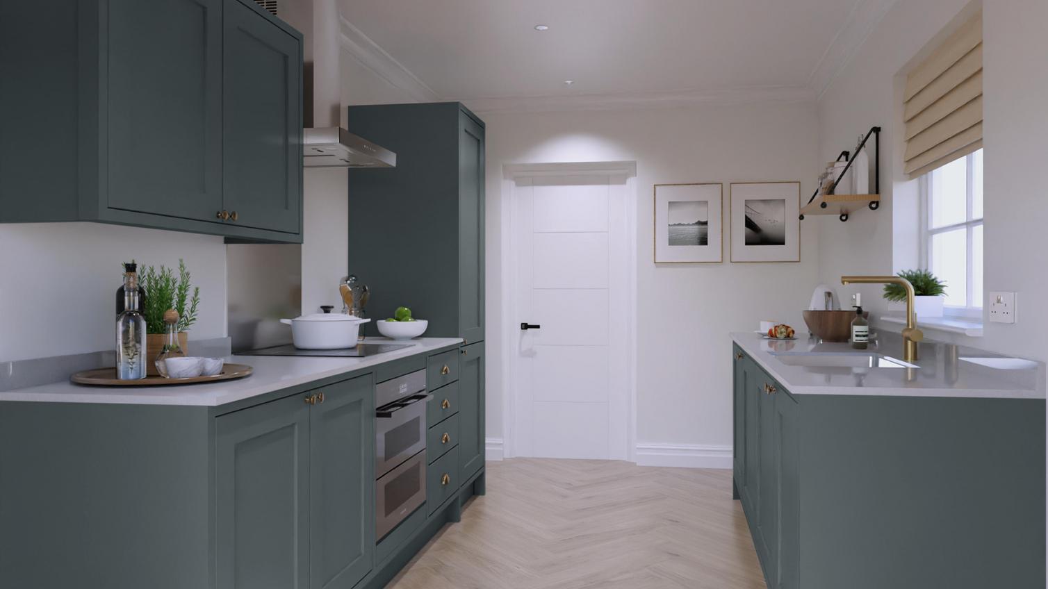 Chilcomb In Frame Laguna Blue EKES Galley