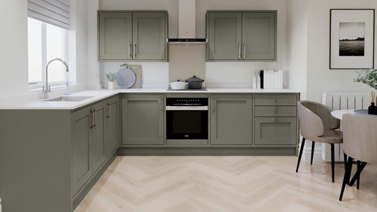 Chilcomb In Frame Estate Green EKES L Shape